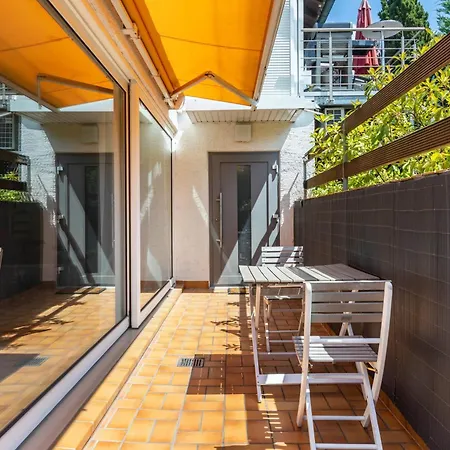 Schöne 2-zi-whg Küche Bad Terrasse Apartamento *